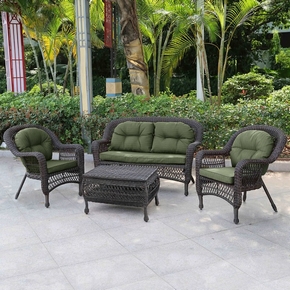 Комплект дачной мебели LV520BG (диван, 2 кресла, стол)