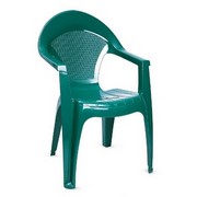 Кресло из пластика Барселона зеленое
