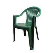 Кресло из пластика Классик темно-зеленое