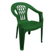 Кресло из пластика Сильви (зеленое)