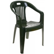 Кресло пластиковое N5 Комфорт-1, цвет: болотный