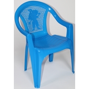 Кресло пластиковое детское 259-160-0055, цвет: голубой