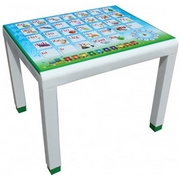 Стол пластиковый детский с деколем 259-160-0057, цвет: зеленый