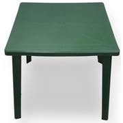 Стол пластиковый квадратный 259-130-0019-kv-pr, цвет: болотный