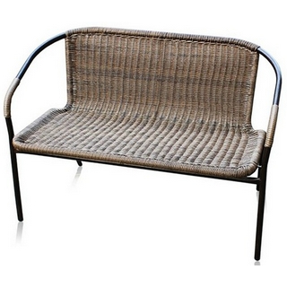 Диван Асоль-2 (искусственный ротанг) TLH-037DB-Brown