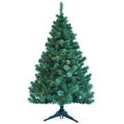 Новогодняя искусственная елка Холидей с шишками высотой 180 см