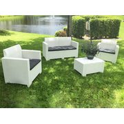 Комплект мебели Set 2 Nebraska (белый пластик)