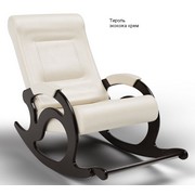 Кресло-качалка Тироль обивка экокожа (модель 44)