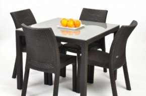 Пластиковый плетеный стол SUMATRA AO TABLE ( СУМАТРА ) от KETER