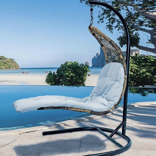 Купить Подвесное садовое кресло Relaxa из иск.ротанга на evraziamebel.ru 200-Relaxa