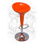 Барный стул Бомба, оранжевый