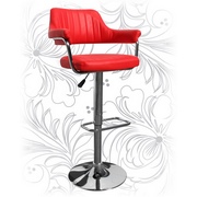 Барный стул с подлокотниками 5019, красный