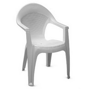 Кресло из пластика Барселона белое