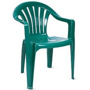 Кресло из пластика Милан зеленое