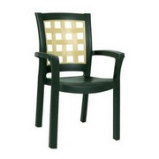 Кресло из пластика Палермо (зеленое)