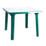 Стол квадратный 90 х 90 см (зеленый, пластик агр)