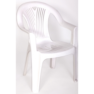 Кресло пластиковое N8 Салют, цвет: белый