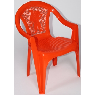 Кресло пластиковое детское 259-160-0055, цвет: красный