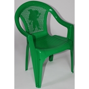 Кресло пластиковое детское 259-160-0055, цвет: зеленый