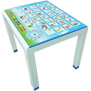 Стол пластиковый детский с деколем 259-160-0057, цвет: голубой