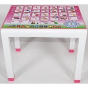 Стол пластиковый детский с деколем 259-160-0057, цвет: розовый