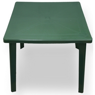 Стол пластиковый квадратный 259-130-0019-kv-pr, цвет: болотный
