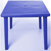 Стол пластиковый квадратный 259-130-0019-kv-pr, цвет: синий