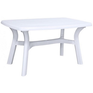 Стол пластиковый прямоугольный Премиум 259-130-0014, цвет: белый