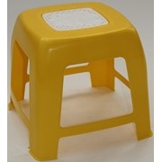 Табурет пластиковый детский 259-160-0060, цвет: желтый
