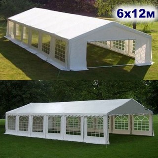 Садовый шатер AFM-1030W White (6х12 м) белый