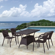 Комплект мебели Линкольн T198D-Y137C-W53 Brown 4Pcs (стол и 4 кресла)