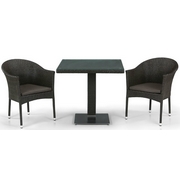 Комплект мебели Беверли (T605SWT-Y350BW51-W53 Brown 2Pcs) иск.ротанг