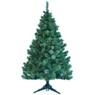 Новогодняя искусственная елка Холидей с шишками высотой 150 см