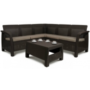 Набор мебели Corfu Relax Set (Корфу Релакс Сет) коричневый