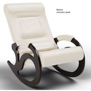 Кресло-качалка Вилла обивка экокожа (модель 5)