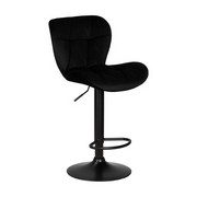 Стул барный BARNY BLACK (черный велюр (MJ9-101))