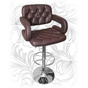 Барный стул Tiesto, коричневый